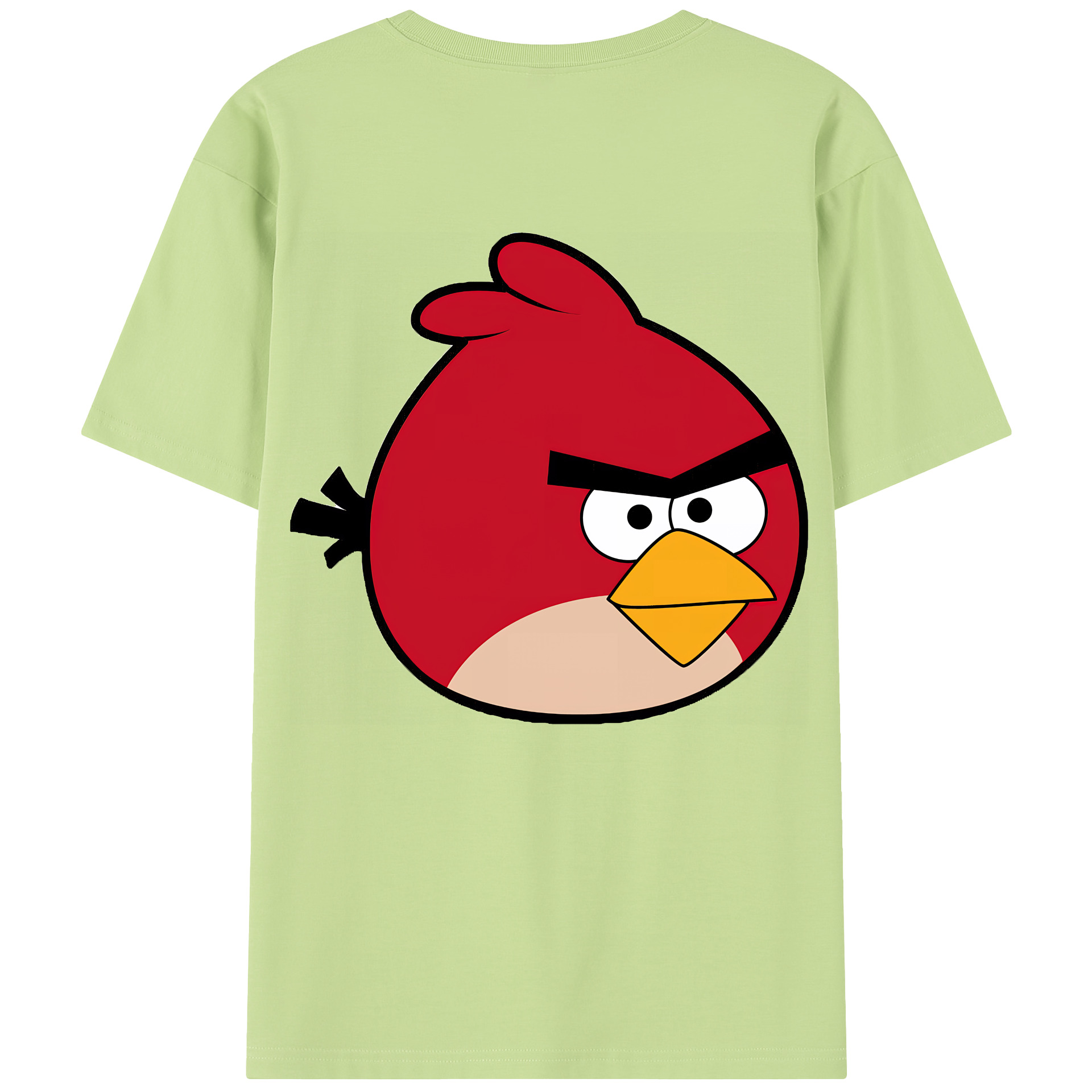 （画像用） Angry Birds アングリーバード 綿100％半袖Tシャツ（背面プリント）